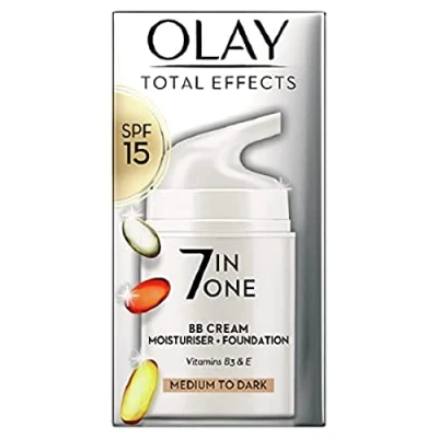 Bild av Olay Total Effects 7 i 1 Moisturiser Touch of Max Factor Foundation 50 ml Medium Skin
