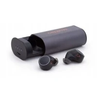 Bild av Creative Outlier® Air Sport SE trådlösa hörlurar med mikrofon öronsnäckor / in ear Bluetooth® 5.0 Qualcomm® aptX™ upp till 30 timmars batteritid (via medföljande laddningsfodral) Metallic Grey