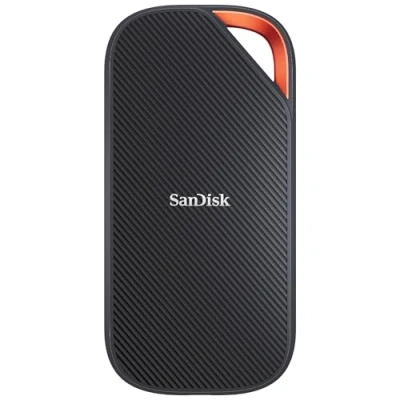 Bild av SanDisk Extreme PRO Bärbar SSD med USB4, 2 TB, 40 Gbps, läshastighet på upp till 3 800 MB/s och skrivhastighet 700