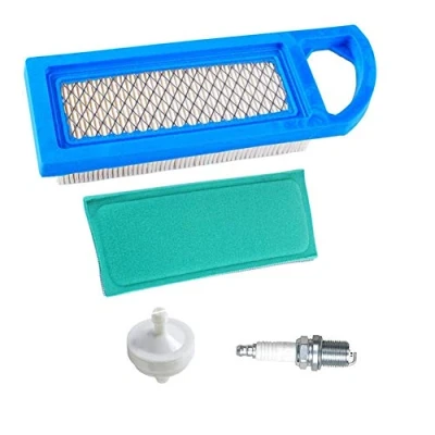Bild av Carkio Luftfilter före rengöring tändstift bränslefilter ersätt för Briggs &amp; Stratton 698083 697153 697014 797008 Intek 15,5 och 17 17,5HP traktor