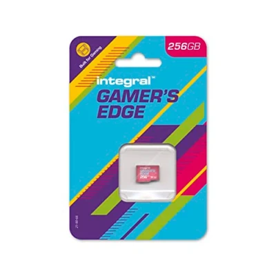 Bild av Integrerat 256 GB Gamer&#039;s Edge Micro SD kort för Nintendo Switch ladda och spara spel snabbt, lagra spel, DLC data, byggd Switch, Lite OLED att ge dig
