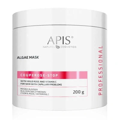 Bild av Apis Professionell Couperose Stop vild ros och C algmask för kapillärhud 200 g