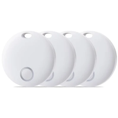 Bild av Reyke Smart Tag Pro, resväska tracker kompatibel med Apple Wo är? APP (endast iOS), nyckelsökare för nycklar, bagage, resväska, plånbok, IP67 vattentät, 4 pack