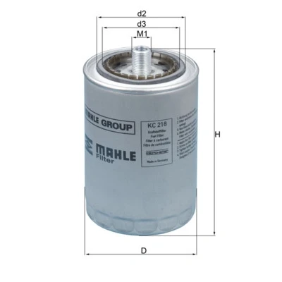 Bild av MAHLE ORIGINAL KC 218 Filtre à Carburant vissé