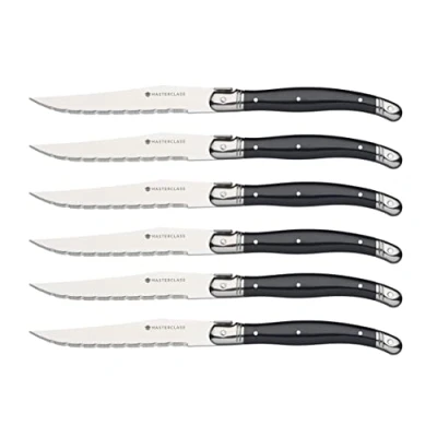 Bild av MasterClass Grillknivar, Rostfritt Stål, 1,2 x 1,6 23 cm, Silver, 6 pack, MCSTEAK6
