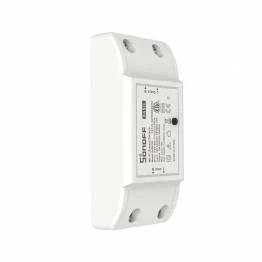 Bild av SONOFF BASICR2 10A intelligent trådlös WLAN switch, universell gör det själv modul för automationslösningar inom hudteknik, fungerar med Alexa, Google Home (ny version)