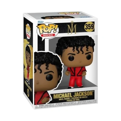 Bild av Funko POP! Rocks: Michael Jackson (Thriller) Vinylfigur för samlare Presentidé Officiell Merchandise Leksaker barn och vuxna Musikfans Modellfigur utställning