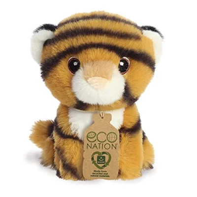 Bild av Aurora, 35066, Eco Nation Mini Tiger, 5 tum, mjuk leksak, flerfärgad