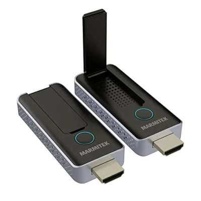 Bild av trådlös presentation HDMI Marmitek STS2 Powerpoint Plug and Play utan programvara Airplay och Miracast kompatibel kan förlängas till 20 presentatörer
