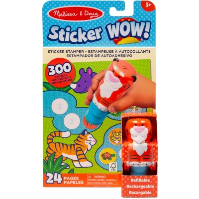 Bild av Melissa &amp; Doug Sticker WOW! Aktivitetsbok Tiger
