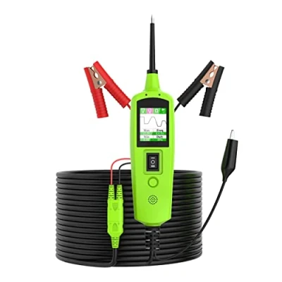 Bild av PLAYOCCAR Automotive Circuit Tester Probe Kit, 12V 24V Car Electrical Power System Diagnostikverktyg med inbyggd ficklampa för testning av AC/DC spänning, motstånd och diod
