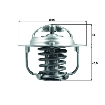 Bild av MAHLE ORIGINAL TX 208 88D Thermostat d&#039;eau 88 56 avec joint d&#039;étanchéite SUBARU: Impreza III 5 portes, II Berline, Legacy 4