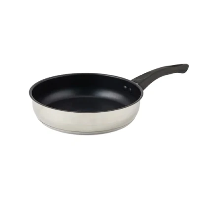 Bild av Russell Hobbs RH02629EU7 Stekpanna 24 cm, slitstark non stick beläggning i rostfritt stål, lätt att rengöra, alla hällar, induktionshällar, diskmaskinssäker, elegant design