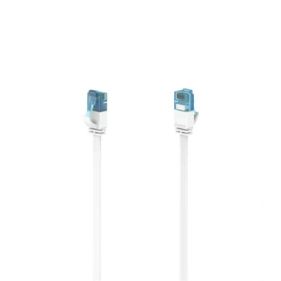 Bild av Hama Network Cable Cat6A 10Gbit/S U/Utp Flat White 15m Vit 15 meter
