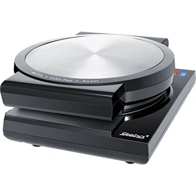 Bild av Steba CM 3 Cake Maker &quot;3 i 1&quot;, non stick belagda plattor för pops, muffins och munkar, plattorna är lätta att ta bort med en knapptryckning, inkl. pop hållare pinnar, 800 watt svart