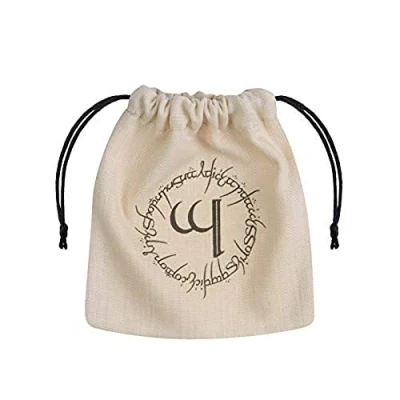 Bild av Q WORKSHOP Elvish beige &amp; svart Dice Bag