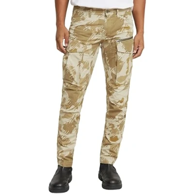 Bild av G Star RAW Rovic Zip 3D Regular Tapered Byxor, Flerfärgad (Dk Brick Gd Glitch Beach Camo D02190 d955 h174), 34W x 34L