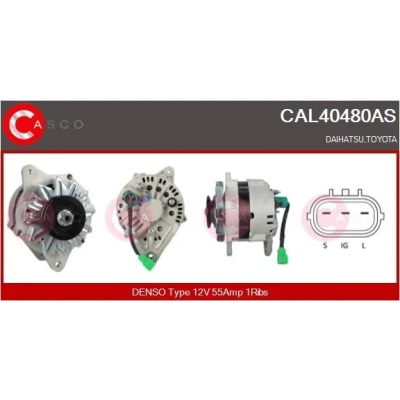 Bild av CASCO CAL30171AS Generator 12V 70A FIAT: Strada Pick up, Panda II Hatchback, Punto III Hatchback