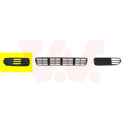 Bild av VAN WEZEL 0322592 Grille De Pare Choc avant droite AUDI: 80 B4 Avant, Berline