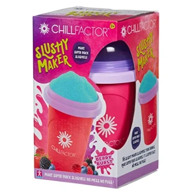 Bild av Karakteralternativ ChillFactor skapare Berry Burst återanvändbar mugg, Granit Home Squeeze Cup Slushy Maker köksleksaker, 07953