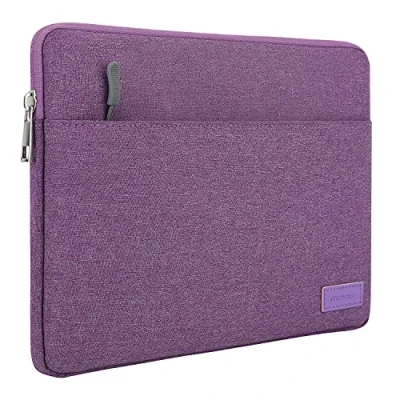 Bild av MoKo 11 Inch Tablet Sleeve Bag Carrying Case Fits iPad Air 5 10.9&quot; 2022, Pro M2 2022 2018, 10th 10.9, 9/8/7th Gen 10.2, 4 10.9/Air 3 10.5, Tab S8 11&quot;/Tab A 10.1, Purple