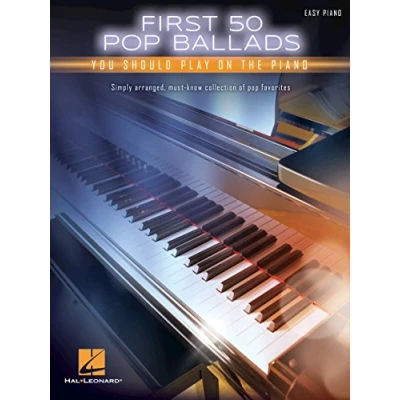 Bild av First 50 Pop Ballads You Should Play on the Piano