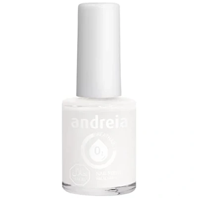 Bild av Andreia Halal Nagellack som andas Vattengenomsläppligt Veganskt och Plågeri fri Färg B20 Pärlvit 10.5 ml
