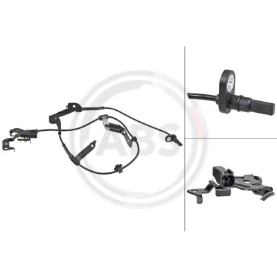Bild av A.B.S. 31964 Capteur ABS actif 1100 noir FORD: Ranger Mk3