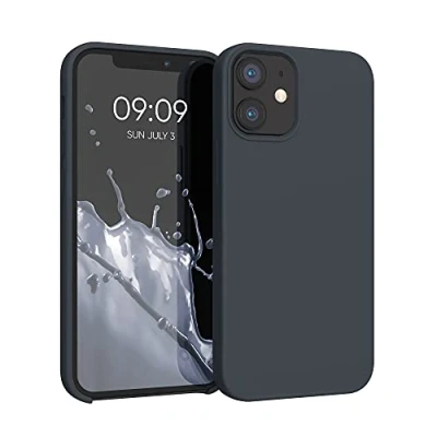Bild av kwmobile Fodral kompatibelt med Apple iPhone 12 Mini mjukt skydd TPU silikon telefonfodral blåbär