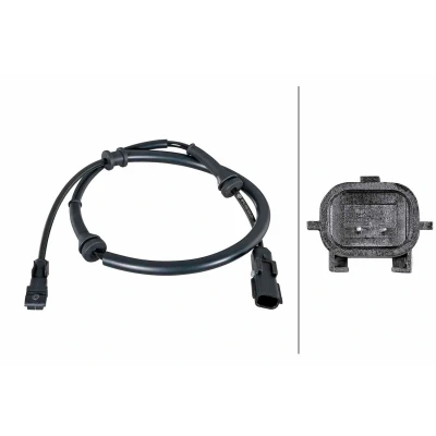 Bild av HELLA 6PU 358 252 071 ABS Givare hallprincip 2 polig 690mm RENAULT: Espace IV (JK) 2.0, 1.9 dCi, 2.0 2.2 3.5 V6, 3.0 dCi 2002 2015