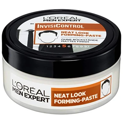 Bild av L&#039;Oréal Män Expert hårstyling pasta för män, Neat Look Forming modellering av håret och naturliga stilar, InvisiControl, 1 x 150 ml