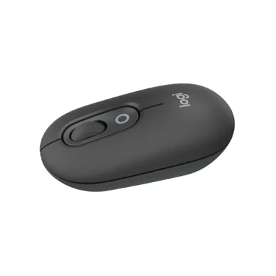 Bild av Logitech POP Mouse, kompakt och bärbar trådlös Bluetooth mus med programmerbara knappar tysta klick, Easy Switch mellan upp till 3 enheter för bärbara datorer, surfplattor, PC Grafit