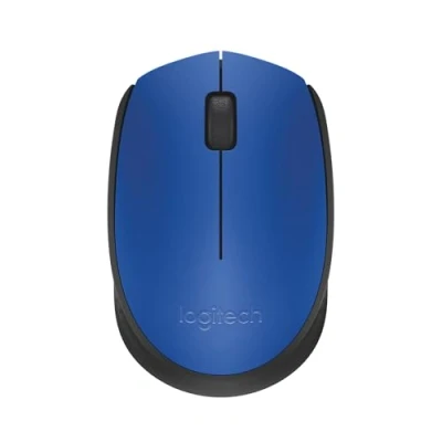 Bild av Logitech M171 trådlös mus för PC, Mac, bärbar dator, 2,4 GHz med USB mini mottagare, optisk spårning, 12 månaders batteri liv, ambidexter Blå