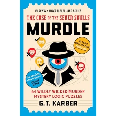 Bild av Murdle: the Case of Seven Skulls: 64 Wildly Wicked Murder Mystery Logic Puzzles (Book 5)