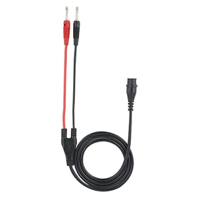 Bild av BNC hane Q9 dubbel banan plugg koaxialkabel Oscilloskop testkabel test 120 cm kabelanslutningskontakt