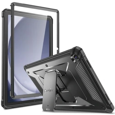 Bild av Fintie Fodral för Samsung Galaxy Tab A9 Plus 11 tum 2023, helkroppsrobust hybridstativ skyddsfodral med inbyggd skyddsfilm surfplatta + SM X210/X216/X218, svart