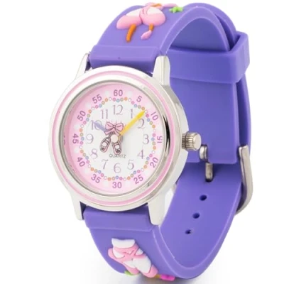 Bild av KIDDUS Analogiskt Armbandsur För Att Lära Sig Klockan Med Övningar. Barn. For Japansk Kvarts Rörelse. En Klocka Som Är Lätt Och Förstå