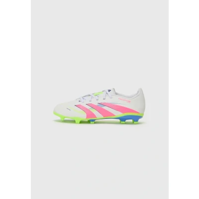 Bild av adidas Performance Predator League FIRM/MULTIGROUND KIDS Fotbollsskor till hårt underlag för barn, Storlek: 38 2/3, Ftwr white/lucid pink/lucid lemon