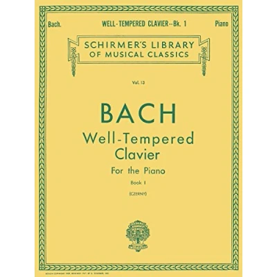 Bild av J.s bach: well tempered clavier for the Piano book i piano: Schirmer Library of Classics Volume 13 Solo