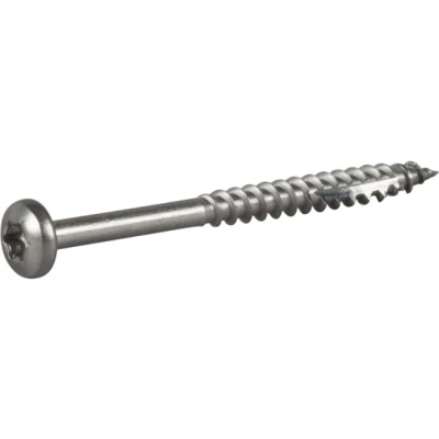 Bild av TRÄSKRUV ESSDRIVE KULLRIG SKALLE RF A2 4X50MM 200ST Beijerbygg Byggmaterial