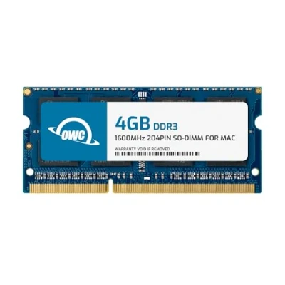 Bild av OWC 4 GB minnesuppgraderingsmodul PC12800 DDR3L 1600MHz SO DIMM för 20112015 iMac, 201112 Mac Mini, och 20112012 MacBook Pro (Non Retina Display) modeller