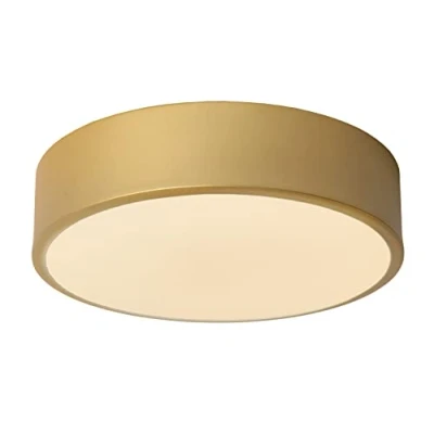 Bild av Lucide LED taklampa Unar, guld matt, Ø 20 cm