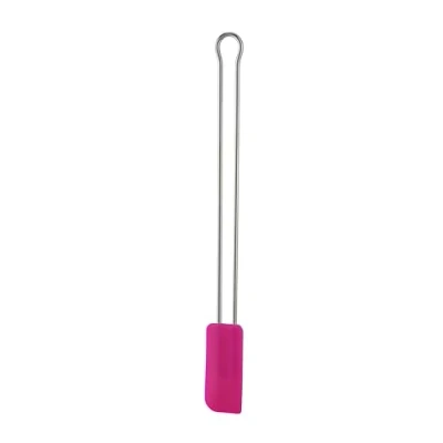Bild av RÖSLE Degskrapa Pink Charity Edition, högkvalitativ degspatel som bak och kökshjälpmedel, slitstark silikon, 26 cm, 18/10 rostfritt stål, 30 C till +230 C, diskmaskinssäker