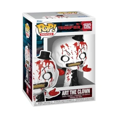 Bild av Funko POP! Movies: Terrifier 2 Art the Clown Bloody Vinylfigur för samlare Presentidé Officiell Merchandise Leksaker barn och vuxna Skräckfans