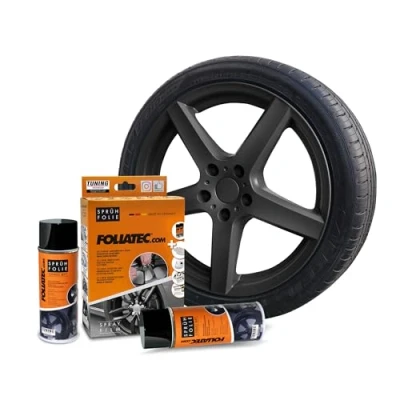 Bild av FOLIATEC Spray Film Set, Svart, Sprayfärg, Vätska, 400 ml, 2 styck