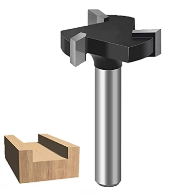Bild av Baorder 6 mm skaft CNC spoilboard yta fräsbit, hårdmetallplattfräs för träbearbetning