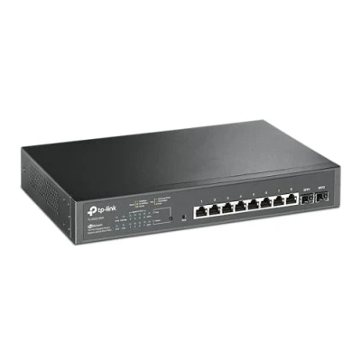 Bild av TP Link TL SG2210MP Gigabit Smart PoE switch med 8 portar 2 SFP platser, en total effekt på upp till 150 W, Omada SDN integrerad