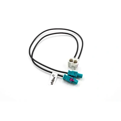 Bild av vhbw adapterkabel antennadapter dubbelfakra lämplig för VW, Audi med Radio MFD 2, MFD2, RCD 300, 310, 500, 510, RCD300, RCD310