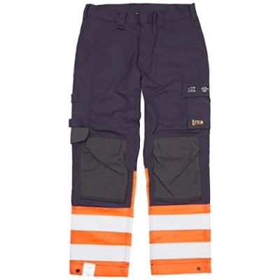 Bild av BYXA 1488 1513 MULTINORM INHER MARINBLÅ/VARSELORANGE C48 Beijerbygg Byggmaterial