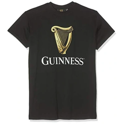 Bild av Guinness herr Blk Harp R/N T Shirt, Svart (svart svart), XXL